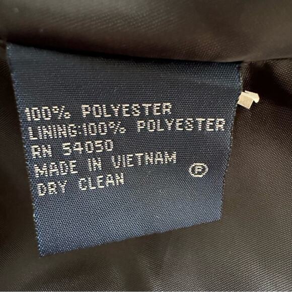 Evan Picone Navy Pinstripe Three Button Front Career Blazer Jacket Size 14 NEW - Picture 12 of 14